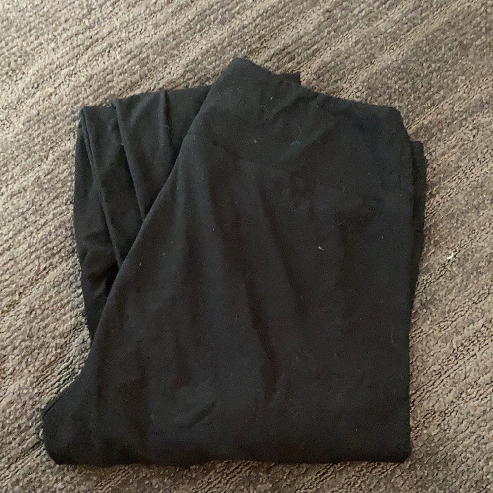 LuLaRoe one size black leggings